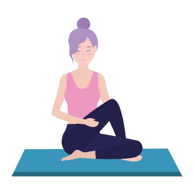kadın ve yoga