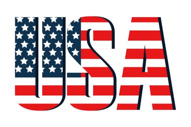 ABD metin ve bayrak tasarım