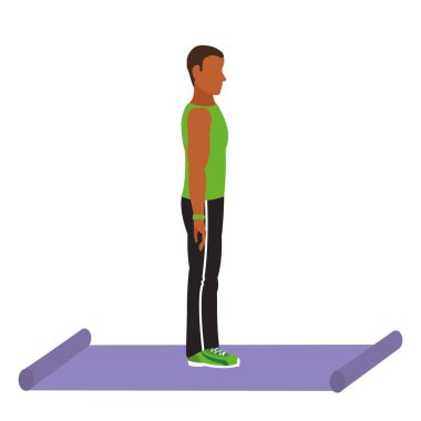 egzersiz yapan erkek uygun