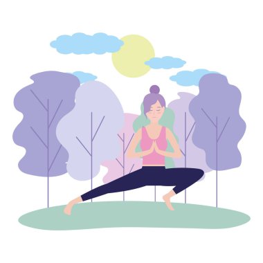 kadın ve yoga