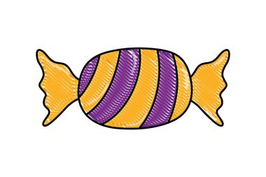 rendelenmiş lezzetli şeker tatlı snack doku