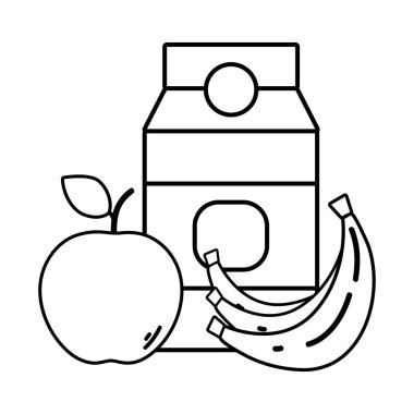 yiyecek meyveler siyah ve beyaz satın