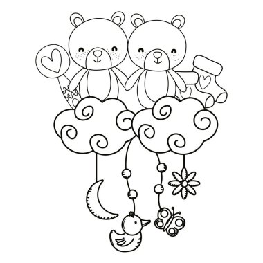 Bebek duş çizgi film