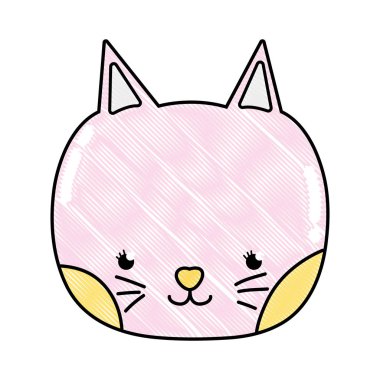 rendelenmiş ihale kedi kafa güzel hayvan