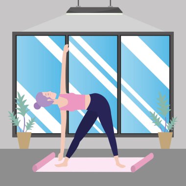 kadın ve yoga