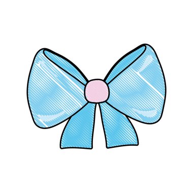 Doodle şerit yay dekorasyon olay Aksesuar