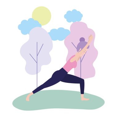 kadın ve yoga