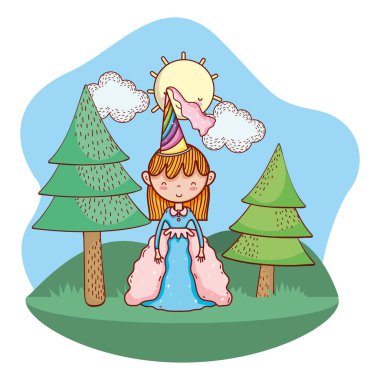 Fairytale karakter karikatür