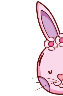 sevimli hayvan yüz çizgi film