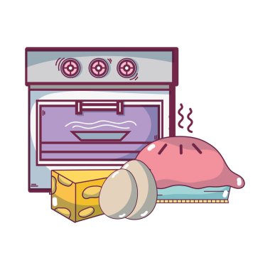 Gıda ve malzemelerle çizgi film