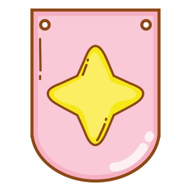 Yıldız şirin çizim karikatür