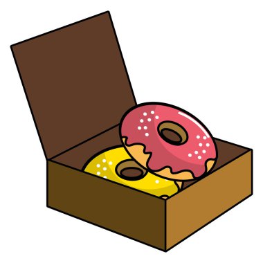 İzole donuts tasarım