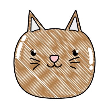 rendelenmiş mutlu kedi kafa güzel hayvan