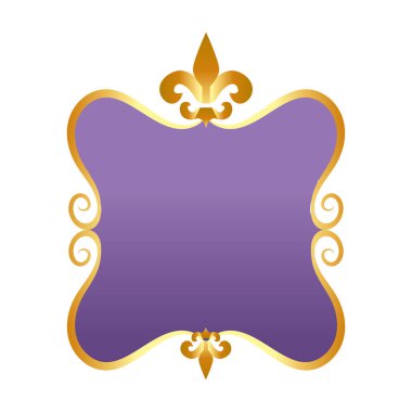 Royal lily çiçek çizgi film