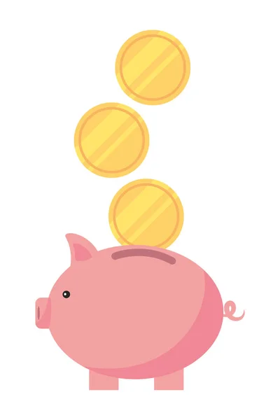 Карикатура на Piggy Bank — стоковый вектор