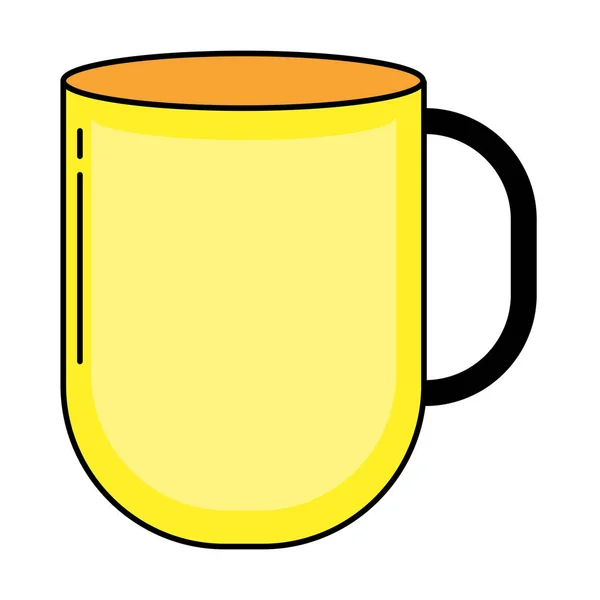 Кофе чашки изолированы — стоковый вектор