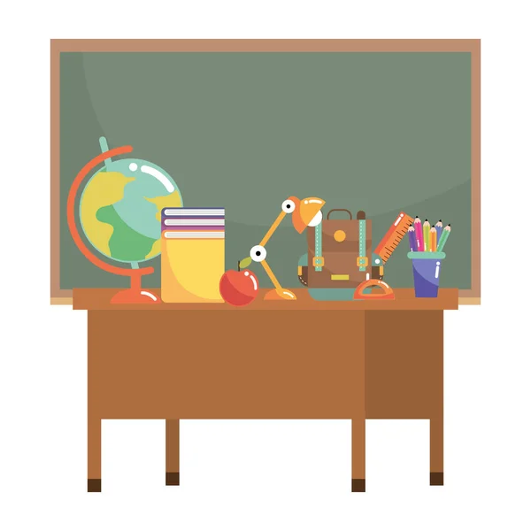 School studie element cartoon — Stockvector