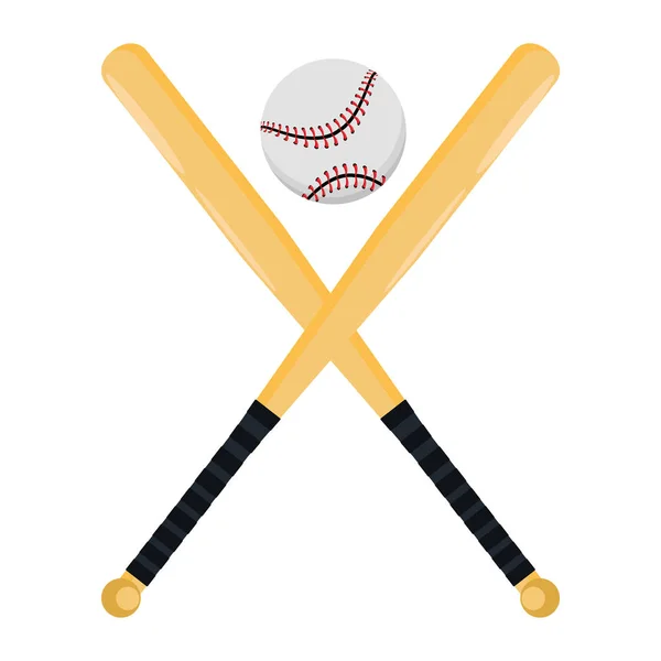 Baseball equipment cartoon — Stock Vector