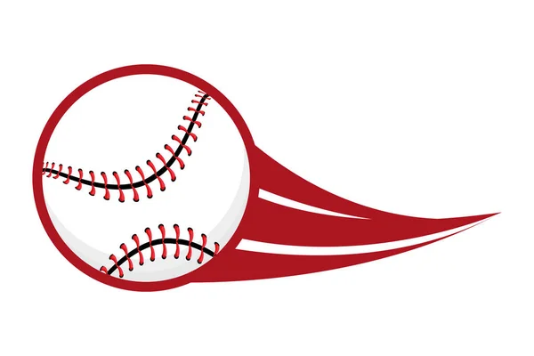 Equipo de béisbol dibujos animados — Vector de stock