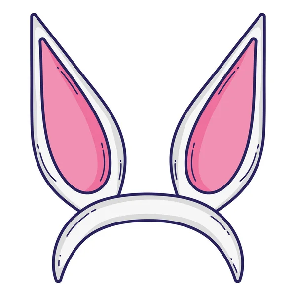 Bande dessinée lapin bandeau — Image vectorielle