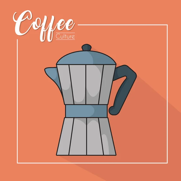 Concept de culture du café — Image vectorielle