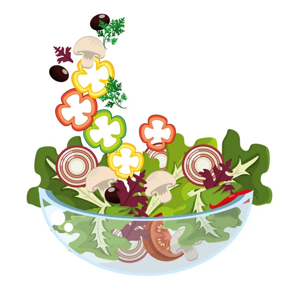 Dieta saludable vegetal — Archivo Imágenes Vectoriales