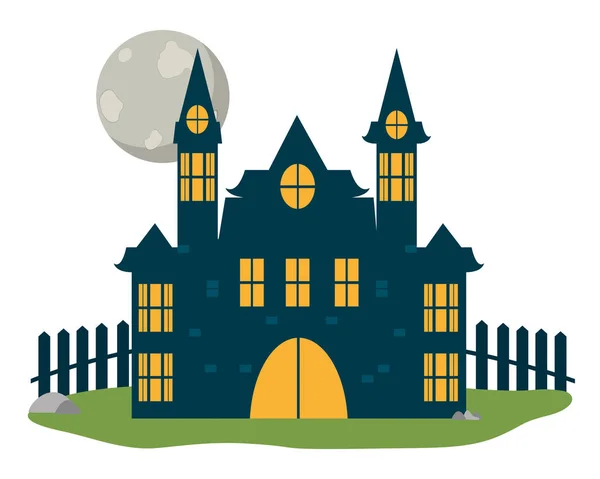 Halloween casa infestata — Vettoriale Stock