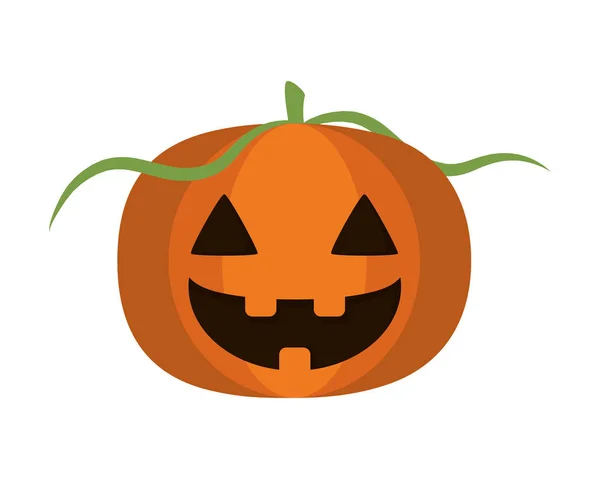 Halloween citrouille sourire — Image vectorielle