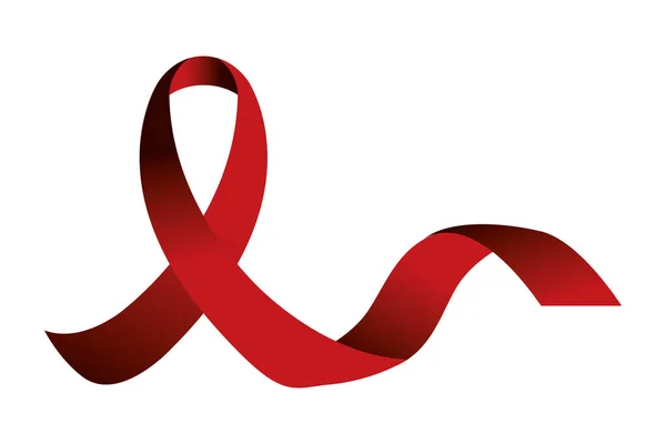 Ruban isolant hiv design — Image vectorielle