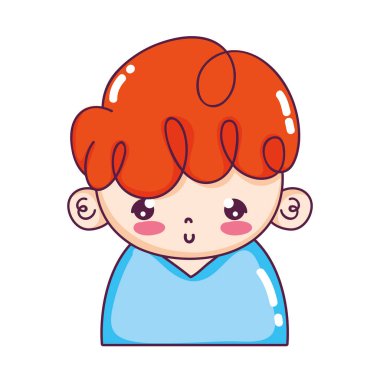 kıvırcık saçlı ve t-shirt güzel çocuk