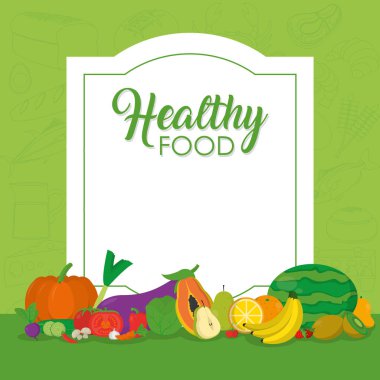 sağlıklı gıda konsepti