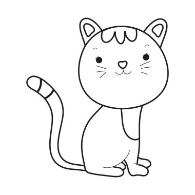 Anahat güzel kedi şirin evde beslenen hayvan hayvan