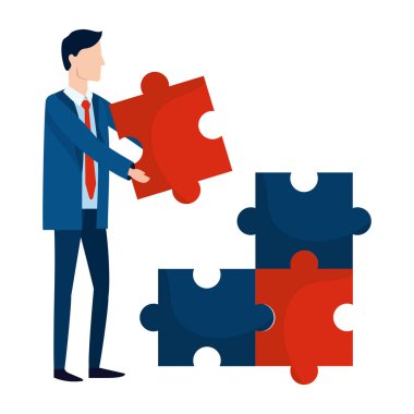 başarılı bir iş adamı avatar çizgi film