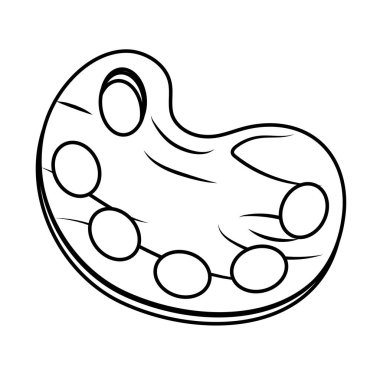 Sanatçı boya paleti