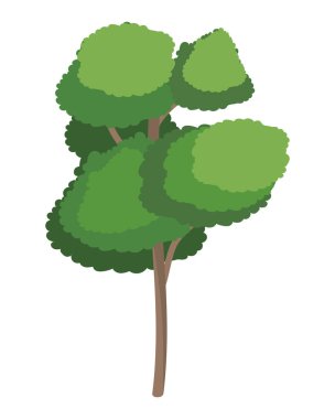 Ağaç doğa çizgi film