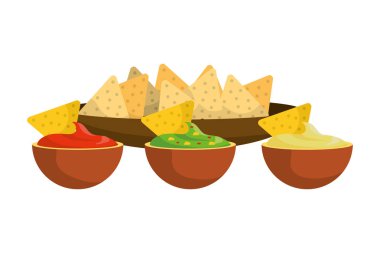 lezzetli Meksika yemeği çizgi film