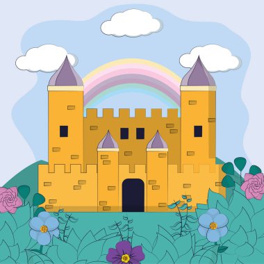 sihirli Şato karikatür