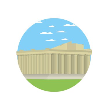 Ortaçağ Atina mimarisi ve güzel manzara