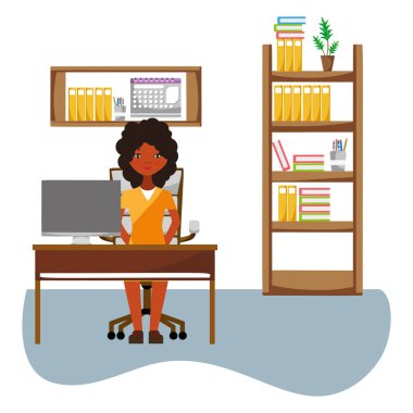 İşkadını office karikatür