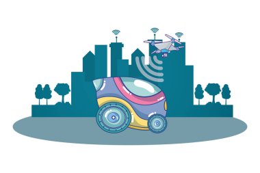 gelecekteki kavramı çizgi film