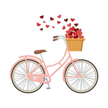 Sevgililer günü kalp karikatür