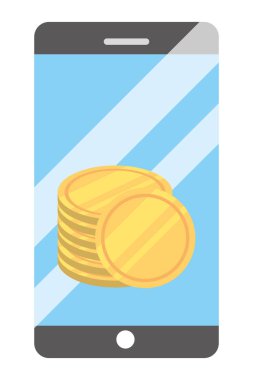 teknoloji smartphone çizgi film