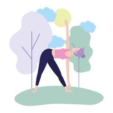 kadın ve yoga