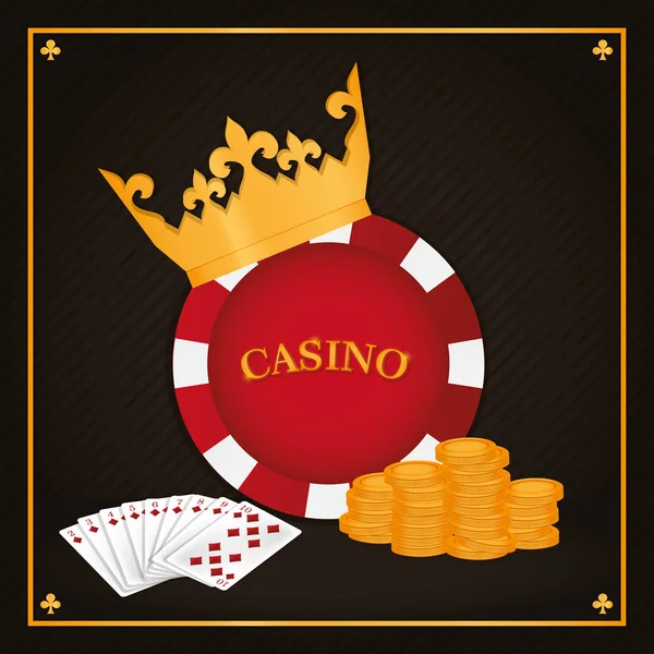 Conceito de jogo Casino — Vetor de Stock