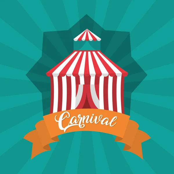 Carnaval festival desenhos animados —  Vetores de Stock