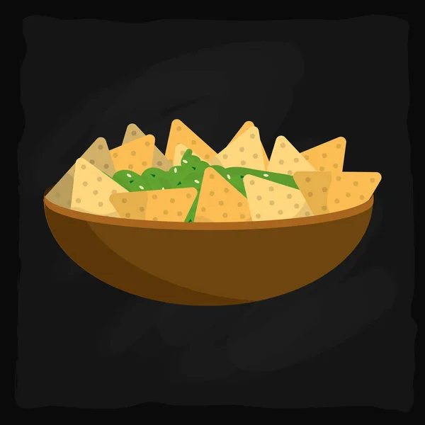 Mexikansk mat gastronomi — Stock vektor
