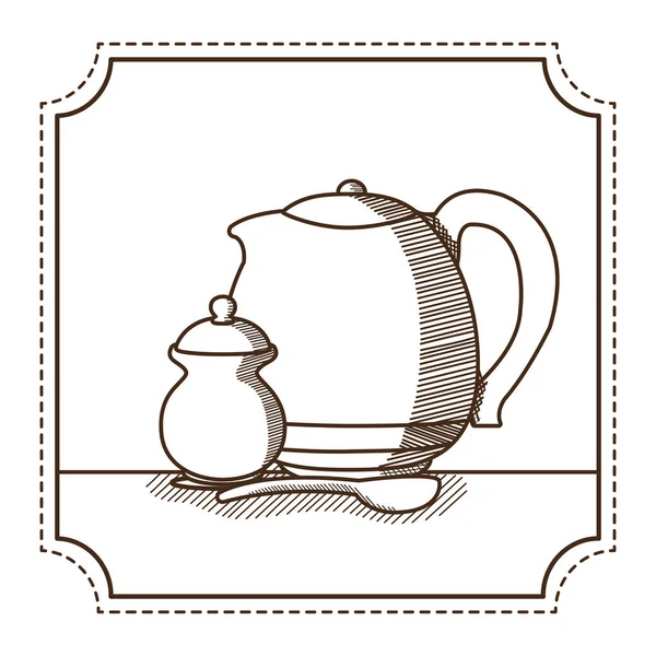 Натуральный чай — стоковый вектор