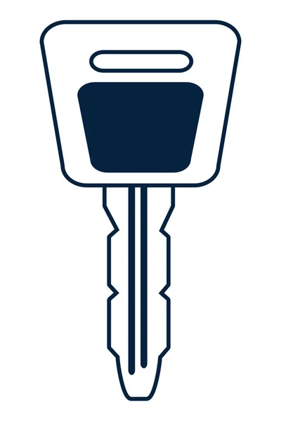 Car key symbol — Stock Vector