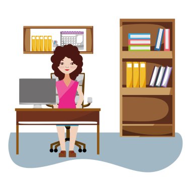 İşkadını office karikatür