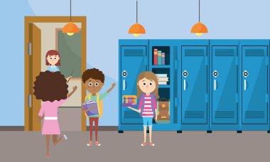 İlköğretim Okulu çizgi film